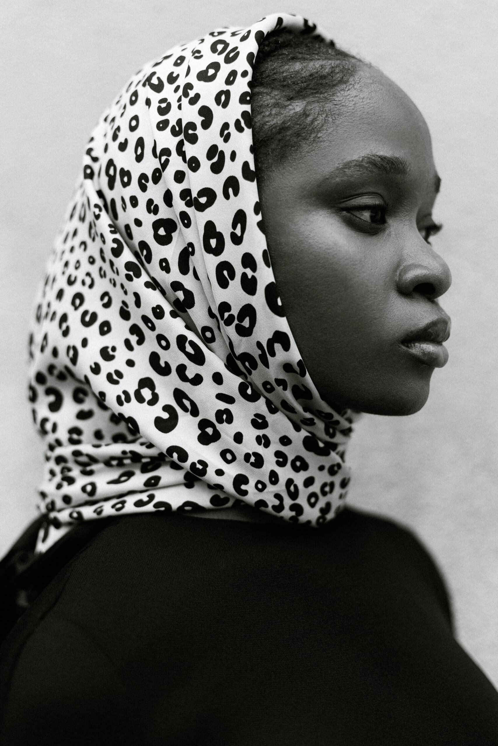 Jedwabna apaszka 90 cm | MOTYW ZWIERZĘCY