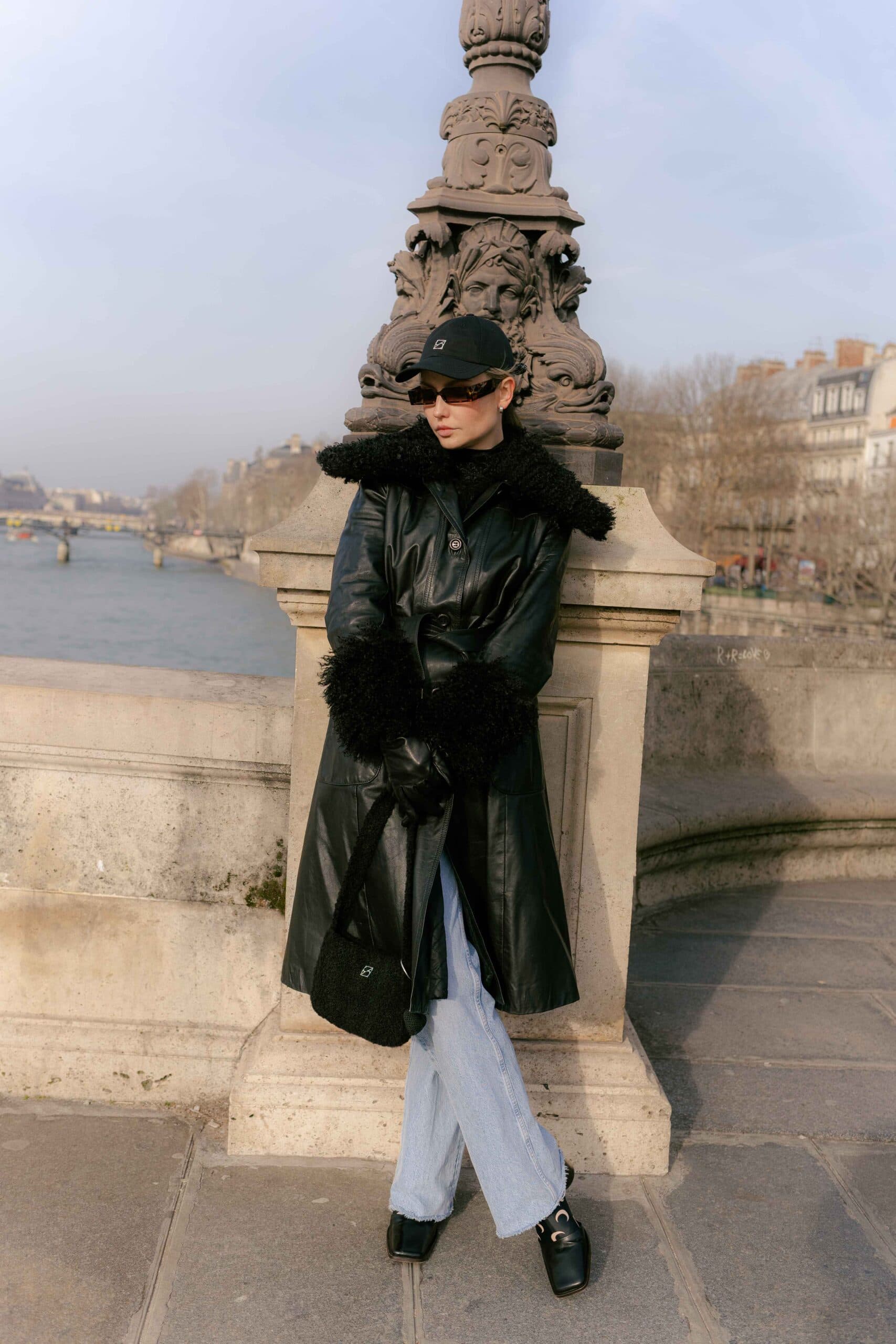 Jedwabna torebka Sine Silk BLACK