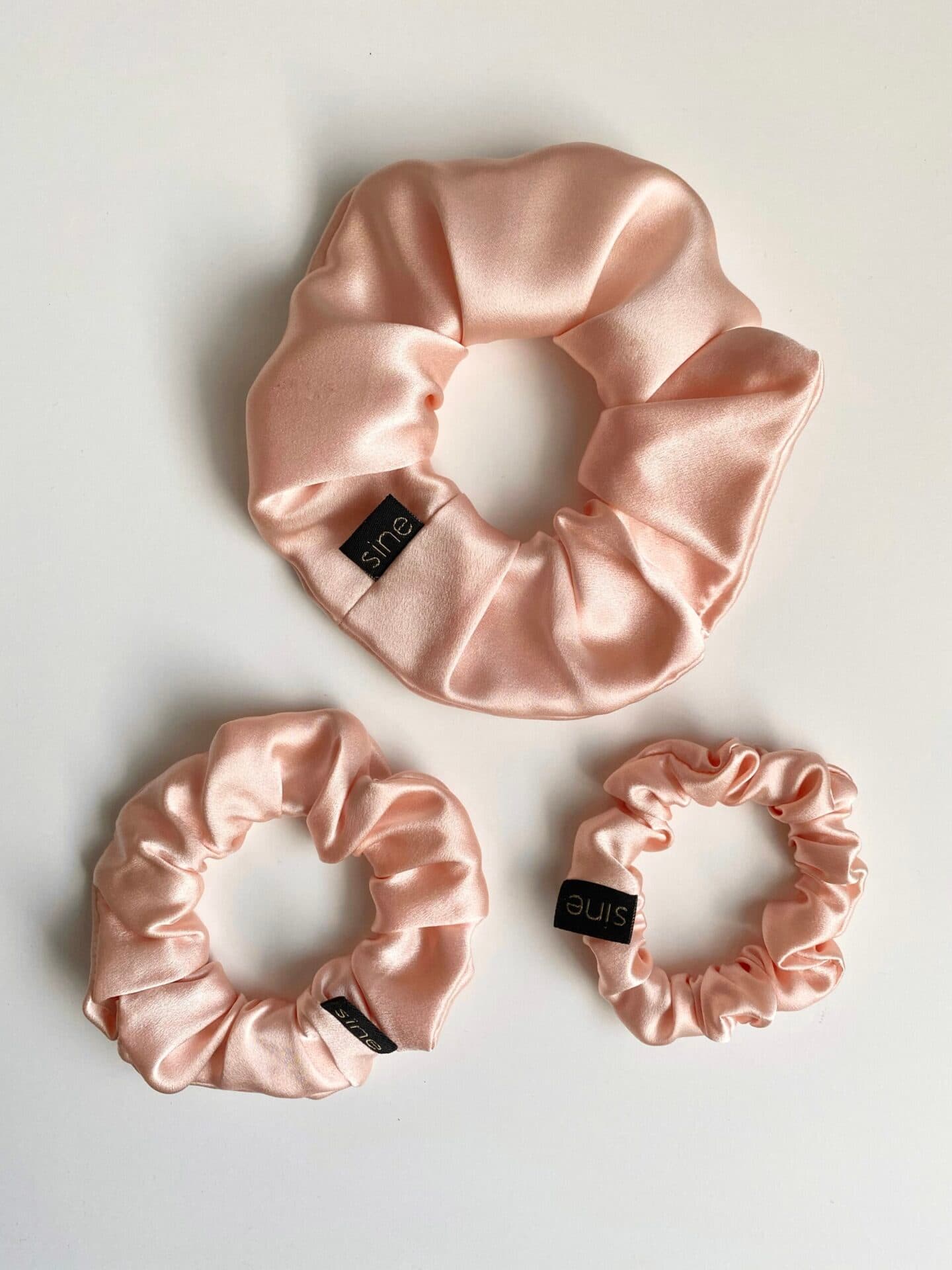 Jedwabna gumka do włosów | PINK