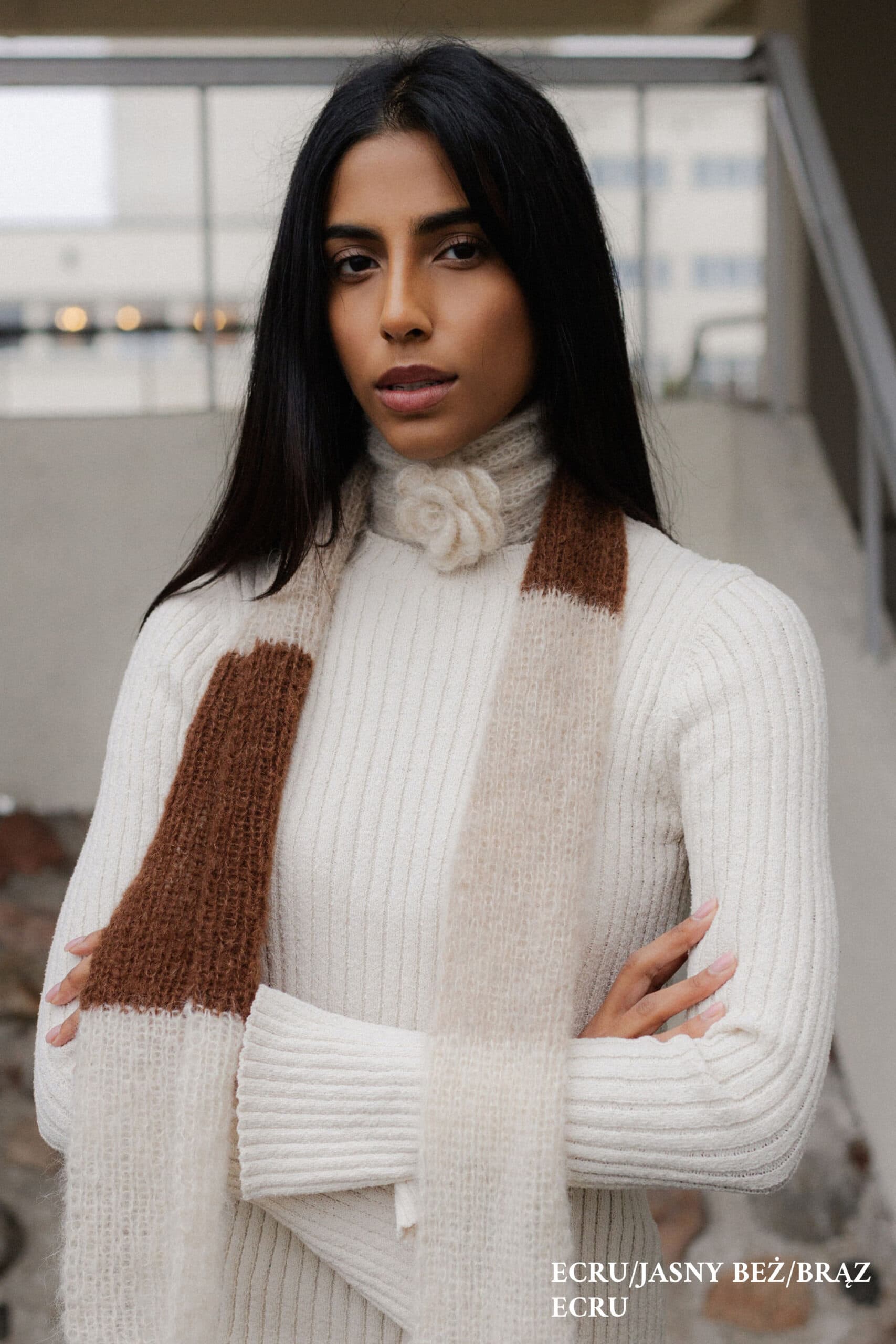 Szalik Jedwab & Alpaka - różne kolory